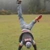 Somersault try in Ooty park